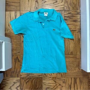 Lacoste Turquoise Polo Shirt, Size 2